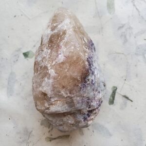 Rare REAL Citrine With Aquamarine & Marcasite (?) Large 3"